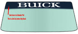 Fits A BUICK Vehicle Custom Windshield Banner Graphic Die Cut Decal - Vinyl Application Tool Included