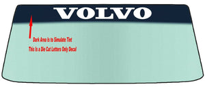 Fits A VOLVO Vehicle Custom Windshield Banner Graphic Die Cut Decal - Vinyl Application Tool Included