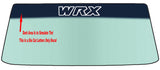 Fits A SUBARU WRX - Two Styles Vehicle Custom Windshield Banner Graphic Die Cut Decal - Vinyl Application Tool Included