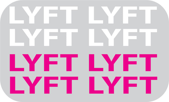 Custom LYFT Decals