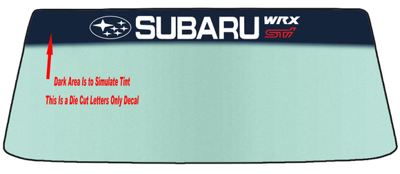 Fits Subaru vehicles with subaru Logo in front Followed by the WRX and STI