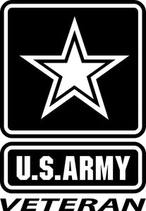 Military Veteran Die Cut Decals Sticker Graphics For Car, Laptop, Windows, Glass