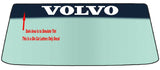 Fits A VOLVO Vehicle Custom Windshield Banner Graphic Die Cut Decal - Vinyl Application Tool Included