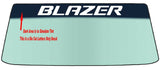 FOR CHEVY BLAZER Windshield Banner Vinyl Decal - With Application Tool