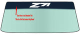 FOR CHEVROLET Z71 AND Z71 OFFROAD Windshield Banner Vinyl Decal - With Application Tool