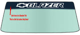 FOR CHEVY BLAZER Windshield Banner Vinyl Decal - With Application Tool