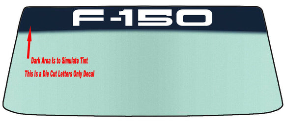 FOR FORD F-150 CUSTOM WINDSHIELD BANNER GRAPHIC DECAL/STICKER