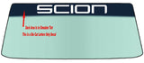 FITS SCION Vehicle Custom Windshield Banner Graphic Die Cut Decal - Vinyl Application Tool Included