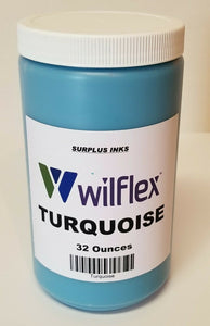 Torquoise 75300PFX Plastisol Screen Printing Ink Wilflex Surplus