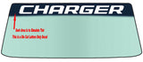 Fits A CHARGER Vehicle Custom Windshield Banner Graphic Die Cut Decal - Vinyl Application Tool Included