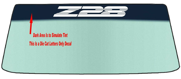 FOR CHEVROLET CAMARO Z28 Windshield Banner Vinyl Decal - With Application Tool
