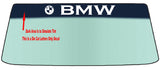 FITS A BMW VEHICLE CUSTOM WINDSHIELD BANNER GRAPHIC DIE CUT DECAL - VINYL APPLICATION TOOL INCLUDED