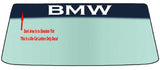 FITS A BMW VEHICLE CUSTOM WINDSHIELD BANNER GRAPHIC DIE CUT DECAL - VINYL APPLICATION TOOL INCLUDED