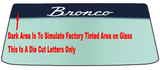 Fits A FORD BRONCO OLD STYLE Vehicle Custom Windshield Banner Graphic Die Cut Decal - Vinyl Application Tool Included