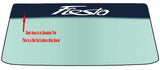 Fits A FORD FIESTA Vehicle Custom Windshield Banner Graphic Die Cut Decal - Vinyl Application Tool Included