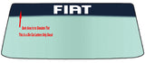 Fits A FIAT Vehicle Custom Windshield Banner Graphic Die Cut Decal - Vinyl Application Tool Included