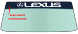 Fits A LEXUS Vehicle Custom Windshield Banner Graphic Die Cut Decal - Vinyl Application Tool Included