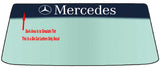 Fits A MERCEDES-BENZ Vehicle Custom Windshield Banner Graphic Die Cut Decal - Vinyl Application Tool Included