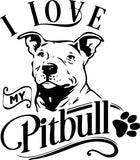 Pitbull Vinyl Decal Sticker-9 Variations