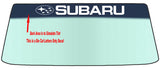 Fits A SUBARU Vehicle Custom Windshield Banner Graphic Die Cut Decal - Vinyl Application Tool Included