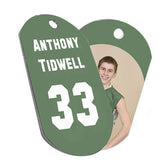 Two Sided Photo Personalized Dog Tag