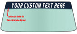 Your Own Custom 36 Inch Windshield Banner Sticker Decal