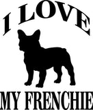French Bulldog Vinyl Decals Stickers-Five Variations