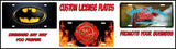 Designer License Plates Add Your Photo Text Logo Hot Rod Car Truck Wall For Your Car Or Truck