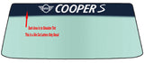 Fits A MINI COOPER Vehicle Custom Windshield Banner Graphic Die Cut Decal - Vinyl Application Tool Included